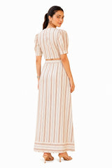 Dune Coord in a soft neutral hue with a flowing maxi skirt
