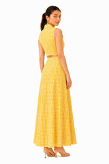 Soleil Coord vibrant two-piece set in a sunny yellow shade