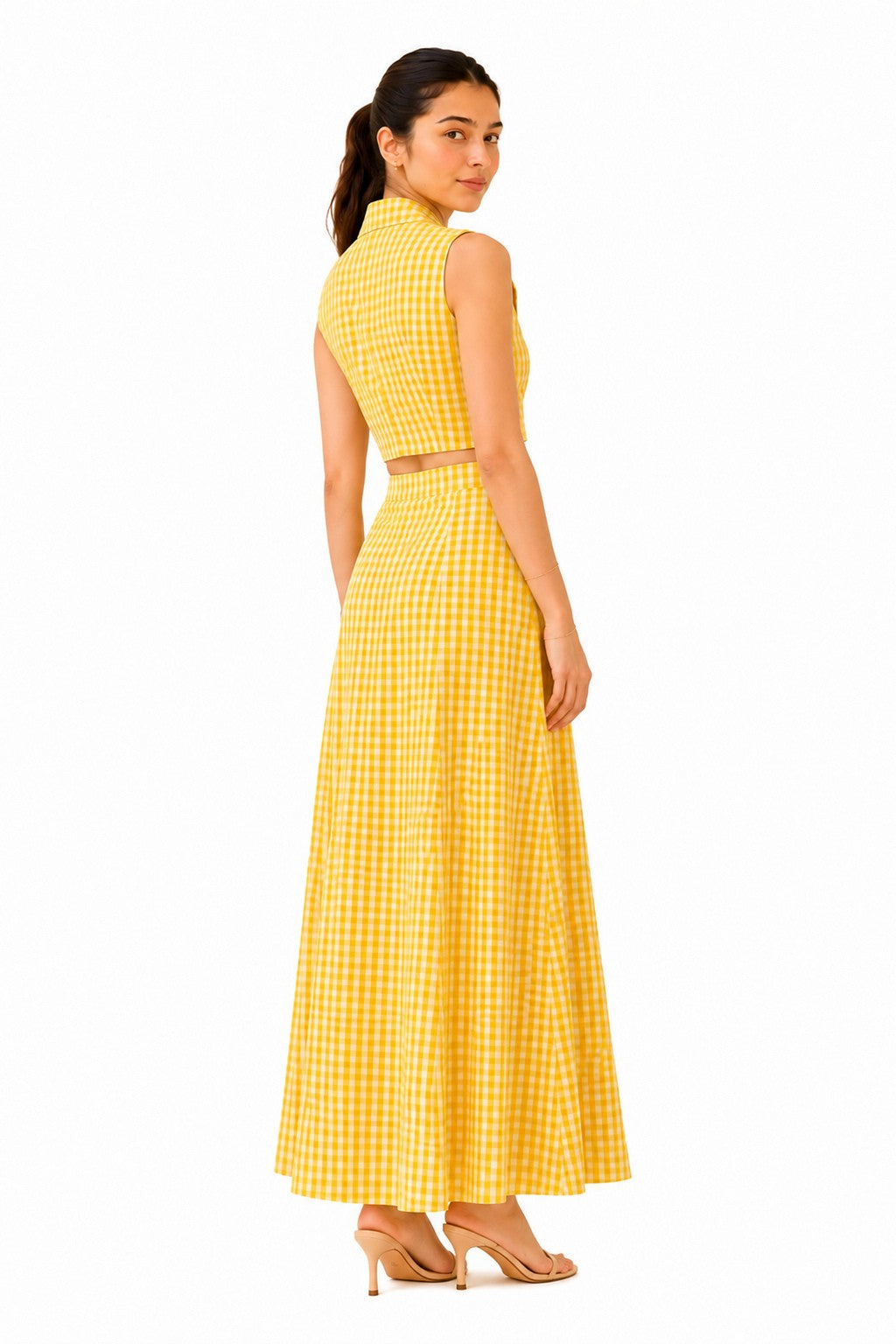 Soleil Coord vibrant two-piece set in a sunny yellow shade